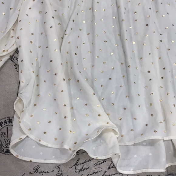 Current Air Metallic Dot Smocked Top - Picture 7 of 9
